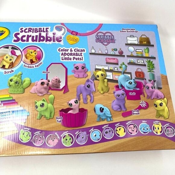 Crayola Scribble Scrubbie Pets Beauty Shop Drawing and Coloring Kit - Picture 6 of 6